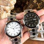 Best Replica Vacheron Constantin Geneve Watch Black & Silver Case